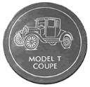 Model T Ford Coupe  - Concrete Stepping Stone  Mold