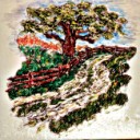 Country Lane  - Concrete Stepping Stone Mold