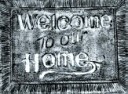 Welcome To Our Home  - Concrete Stepping Stone  Mold