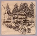 Old Sawmill  - Concrete Stepping Stone  Mold