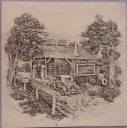Harrys Gas Station  - Concrete Stepping Stone  Mold