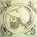 Roman Mars  - Concrete Stepping Stone  Mold