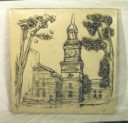 Waterfall Scene  - Concrete Stepping Stone  Mold
