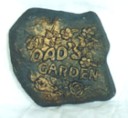 Dads Garden  - Concrete Stepping Stone  Mold