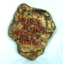 Warm Heart Happy Home  - Concrete Stepping Stone  Mold