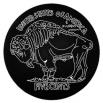 1913 buffalo head nickel round 18 x 2 - Concrete Stepping Stone  Mold