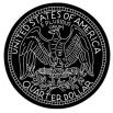 1965 perched eagle round 18 x 2 - Concrete Stepping Stone  Mold