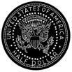 1968 presidential seal half dollar round 18 x 2 - Concrete Stepping Stone  Mold
