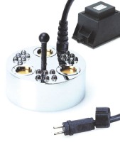 3 Jet Pond Fogger - 18 LED Lights - Transformer and Ring - Alpine